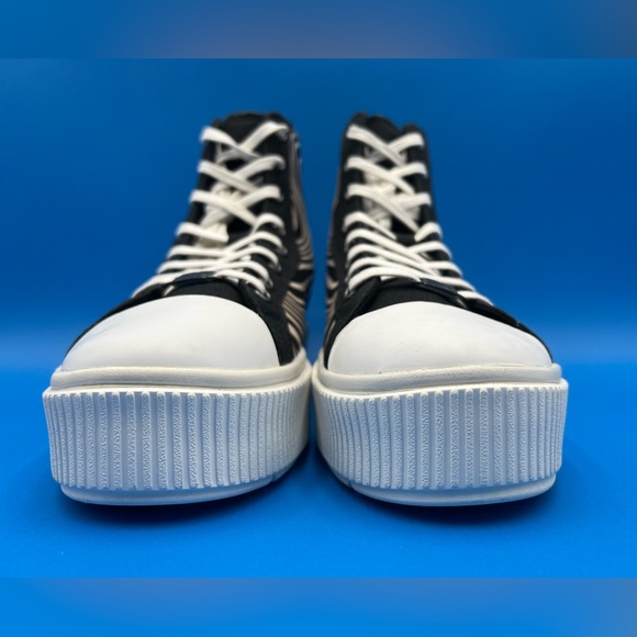 🦨 New UNISEX PF FLYERS LET IT FLOW ALLSTON X CHILLHOUSE HI TOP CANVAS SNEAKER - Picture 4 of 12